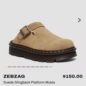 Dr. Martens Tan Suede Slip-On Loafers